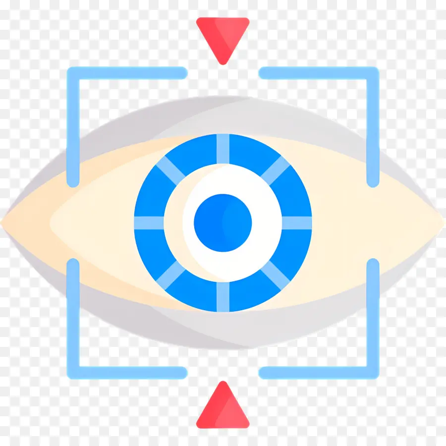 Escáner Ocular，Ojo Con Enfoque PNG