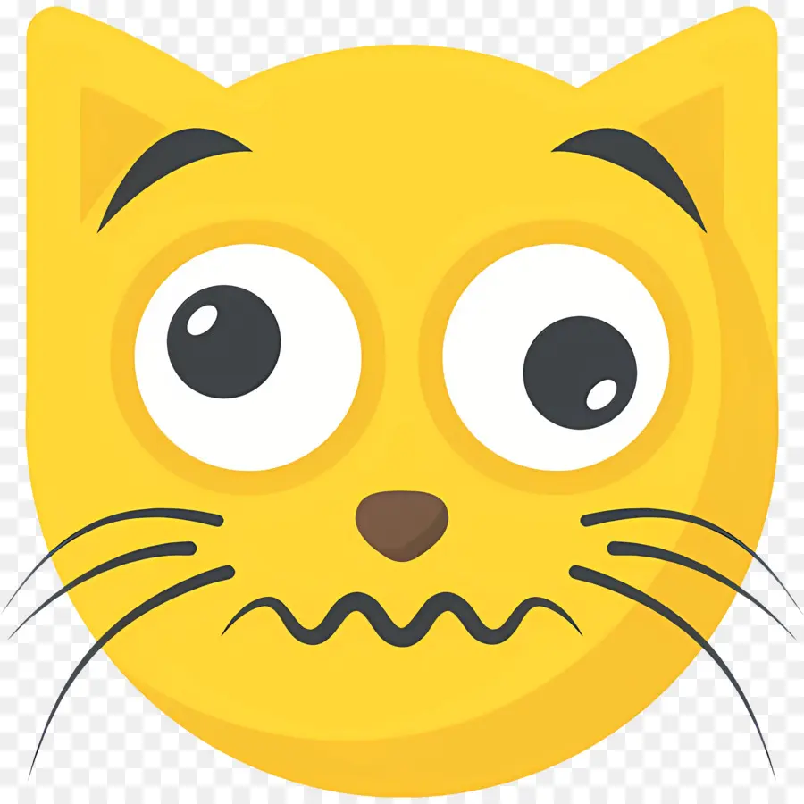 Emojis De Gato，Cara De Gato PNG