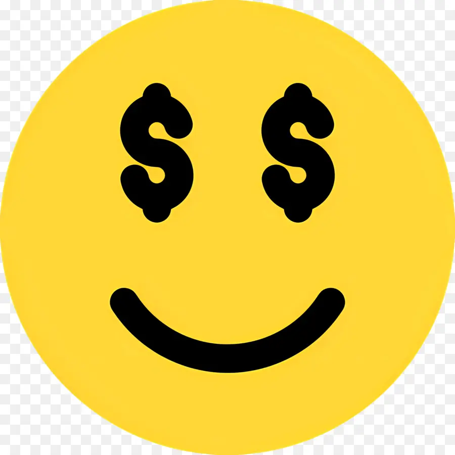 Dinero Emoji，Emoji De Ojos De Dinero PNG