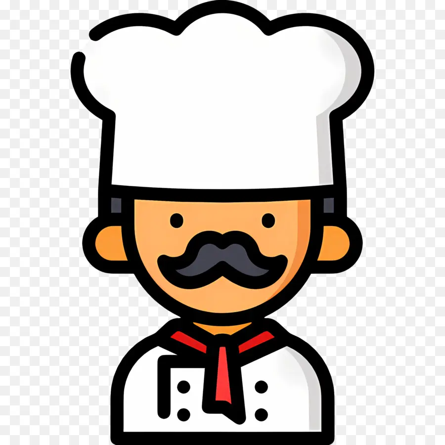 Cocinero，Chef Con Bigote PNG