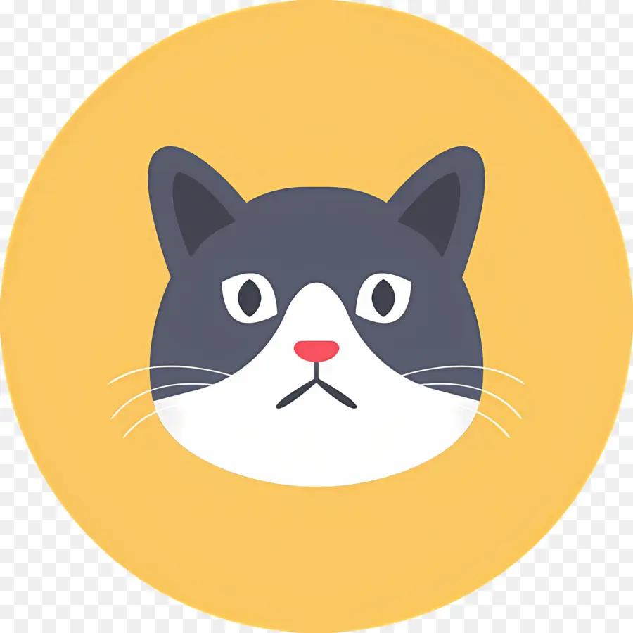 Emoji De Gato，Cara De Gato PNG