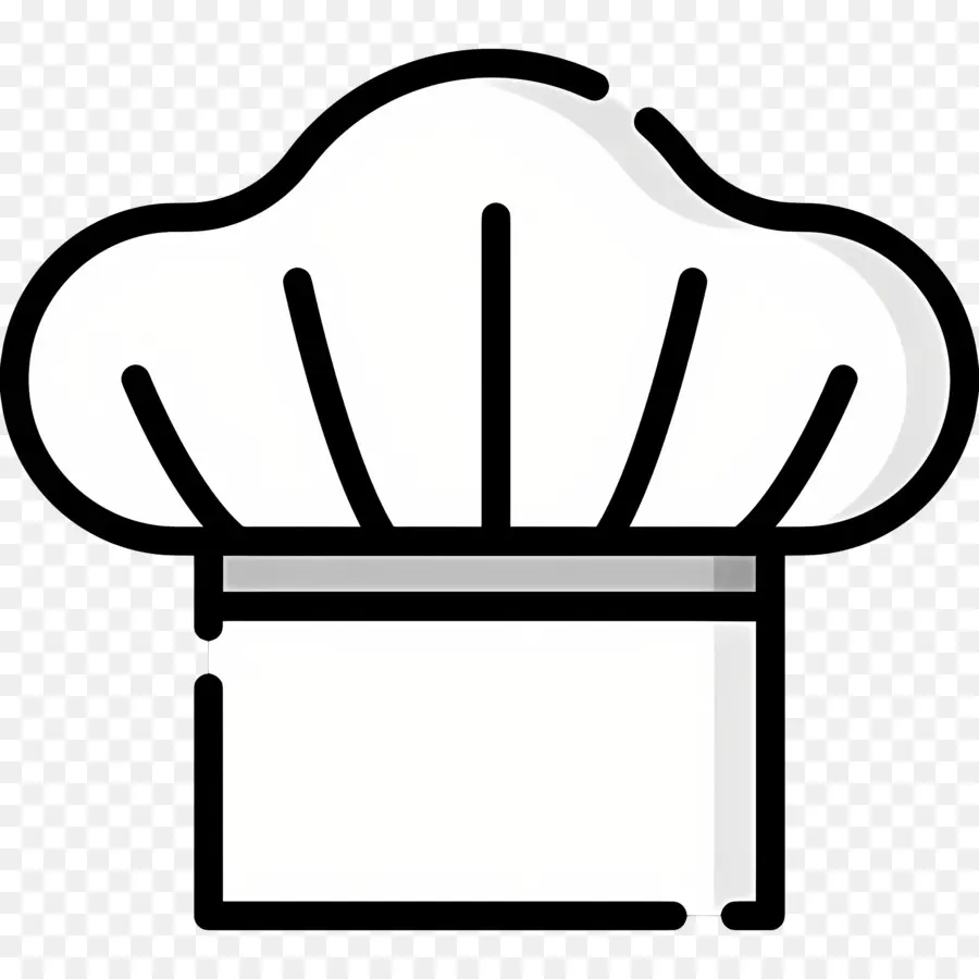 Gorro De Cocinero，Gorro De Chef Contorneado PNG