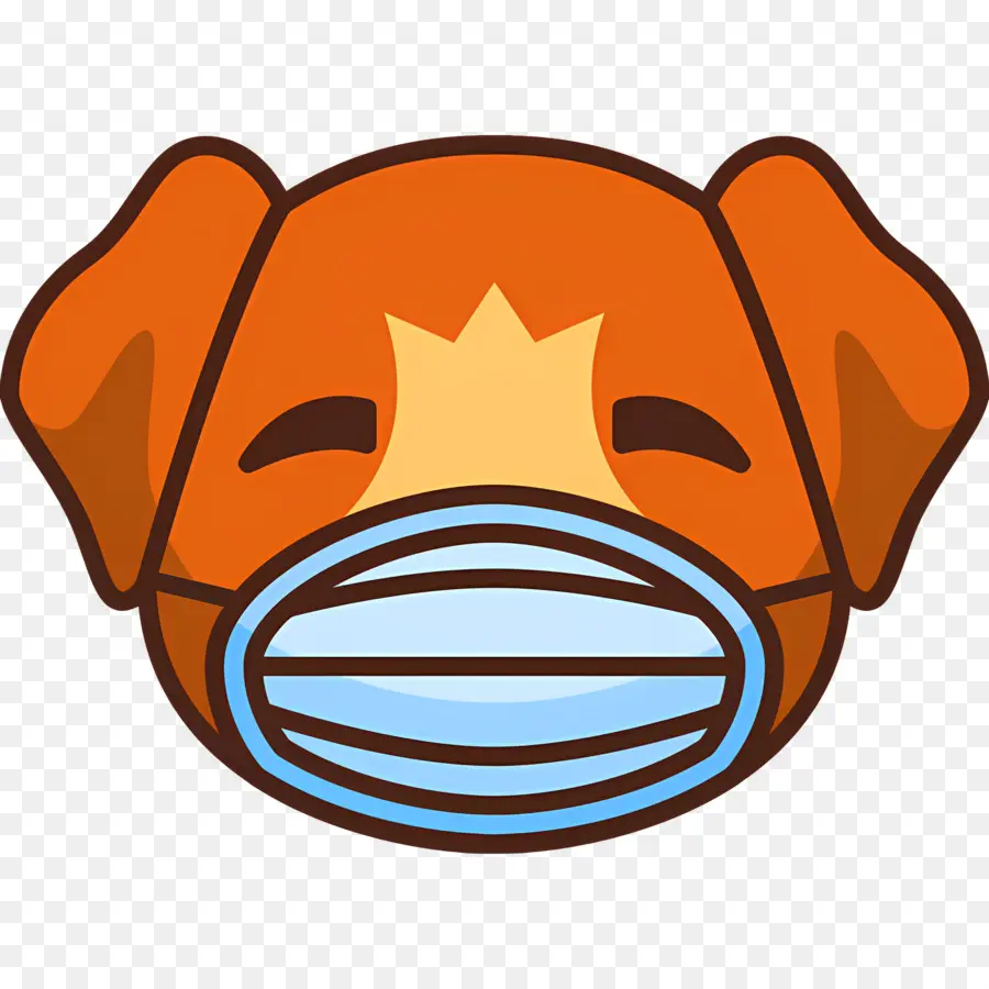 Emoji De Perro，Perro Enmascarado PNG