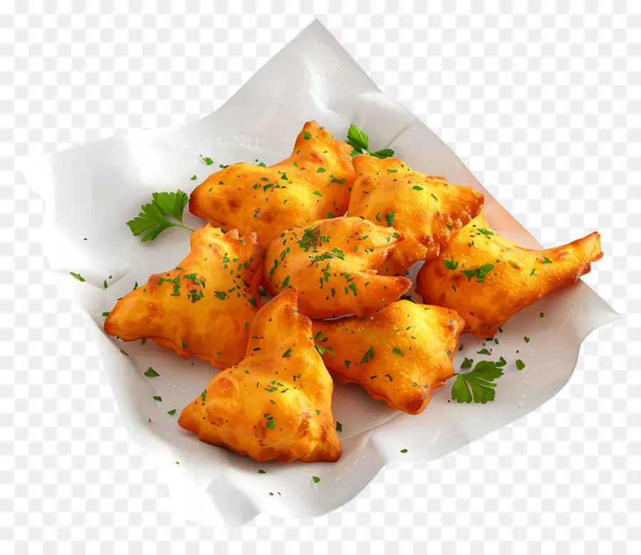 Pan Pakora，Samosas PNG