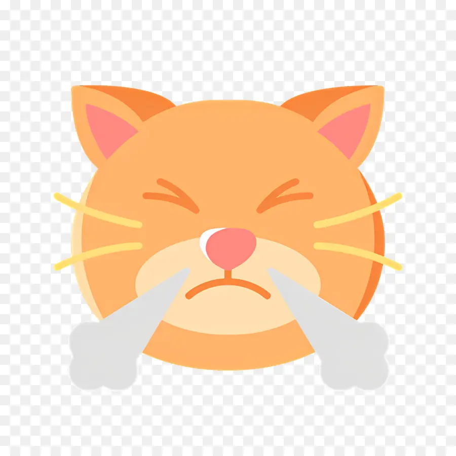 Emoji De Gato，Cara De Gato PNG