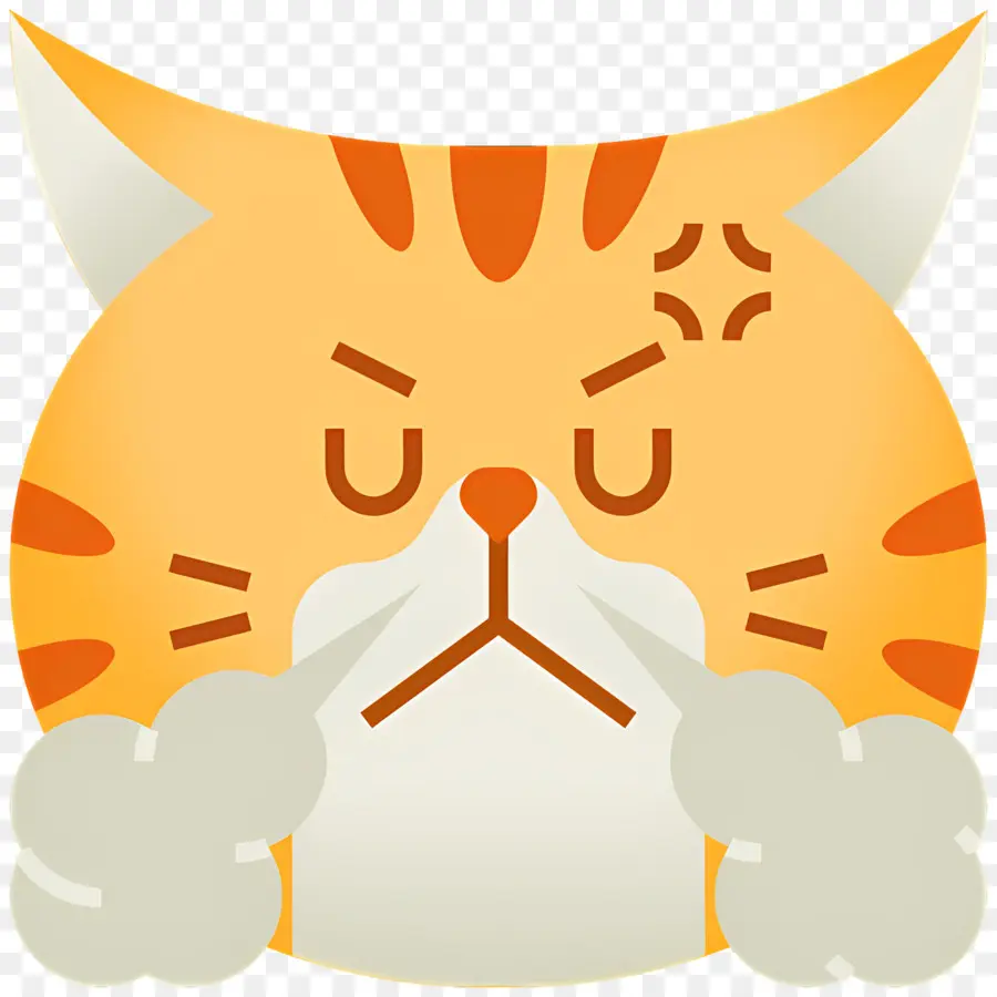 Emojis De Gato，Gato Triste PNG