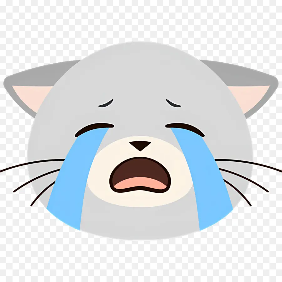 Emojis De Gato，Gato Llorando PNG