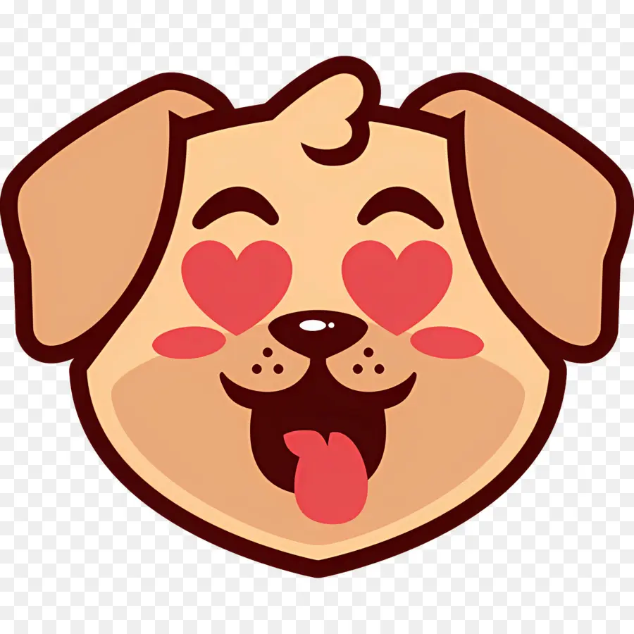 Emoji De Perro，Perro Riendo PNG