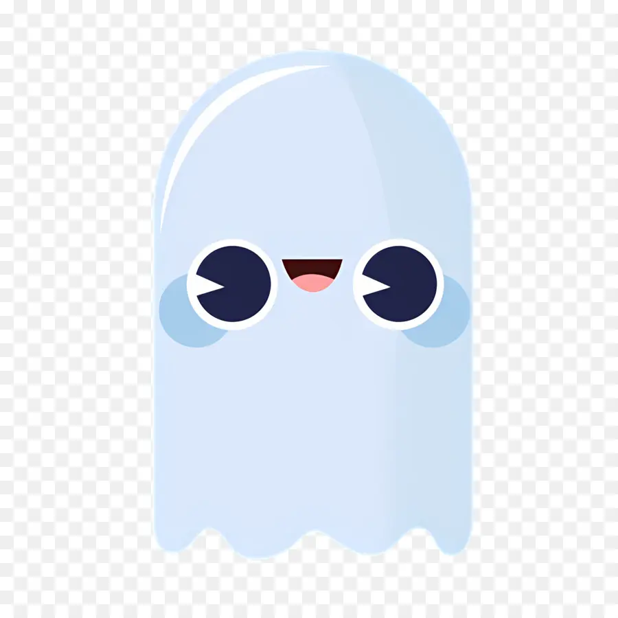 Emoji Fantasma，Fantasma Feliz PNG