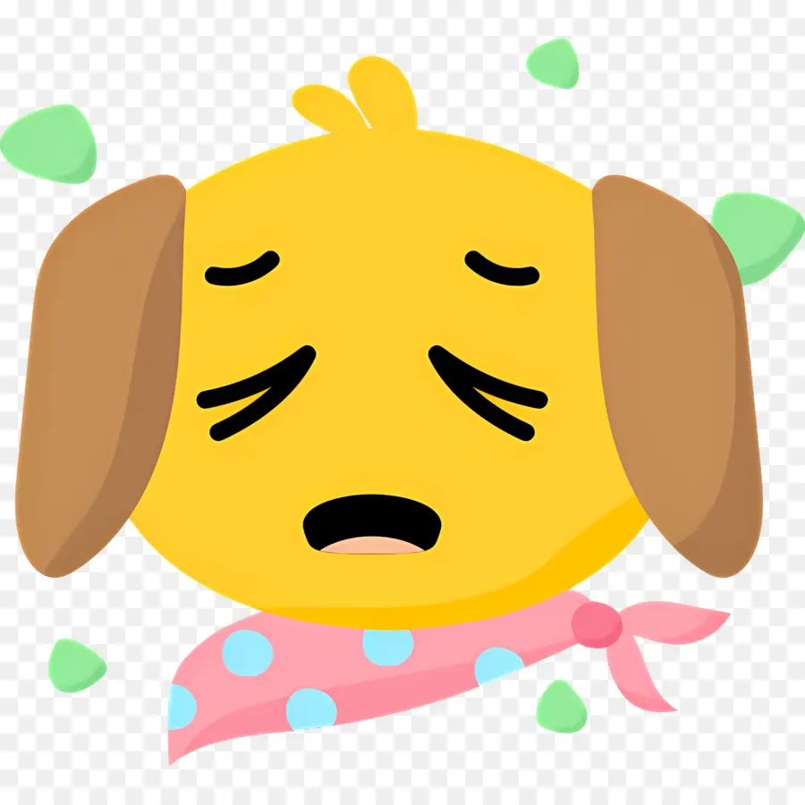 Emoji De Perro，Perro De Ojos Estrellados PNG