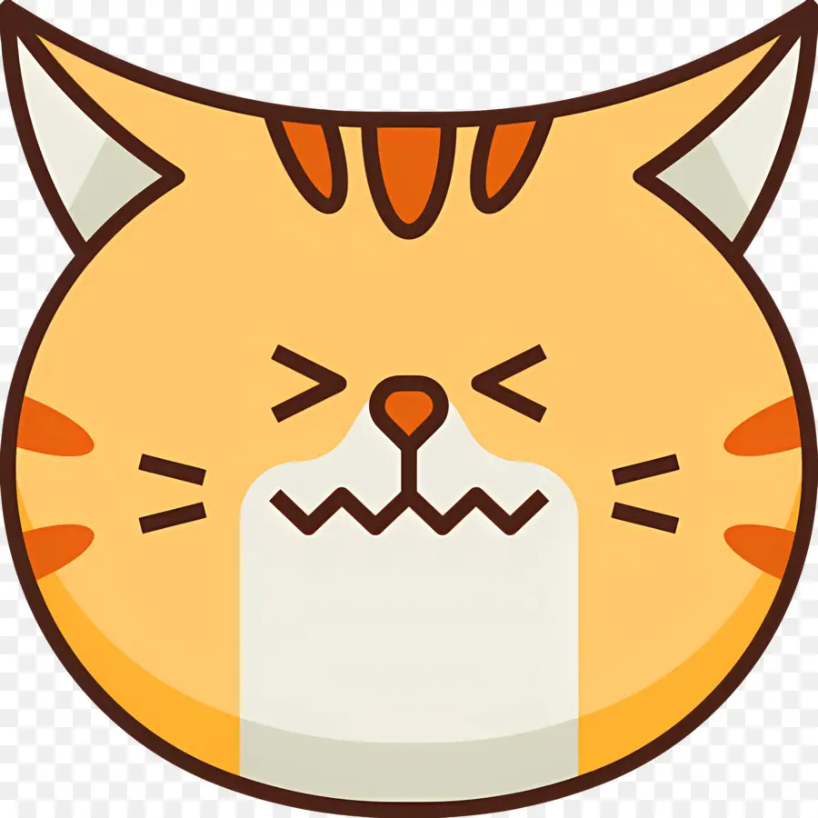 Emojis De Gato，Gato Triste PNG