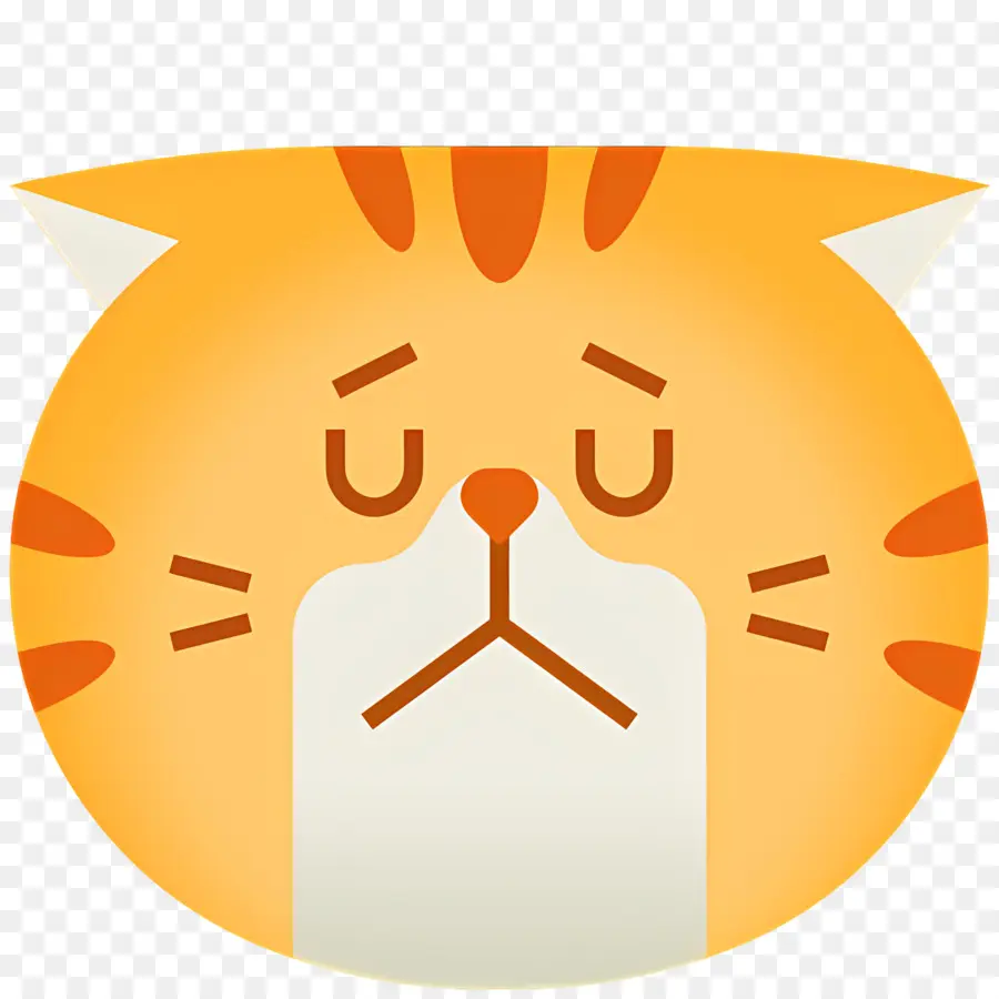 Emojis De Gato，Gato Triste PNG