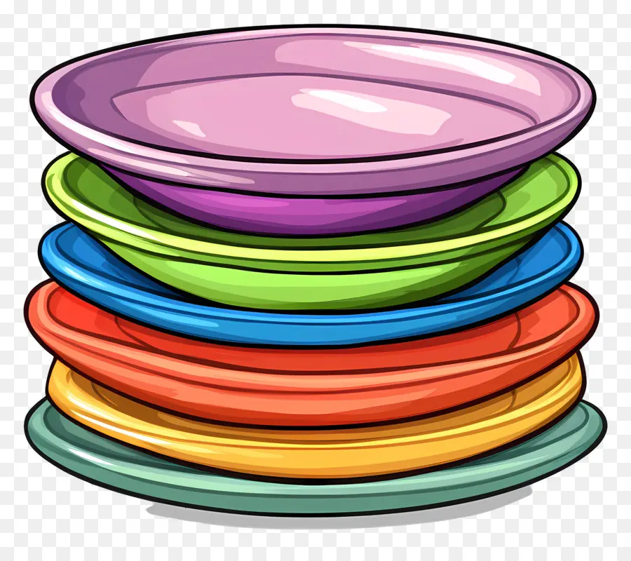 Pila De Platos，Platos PNG