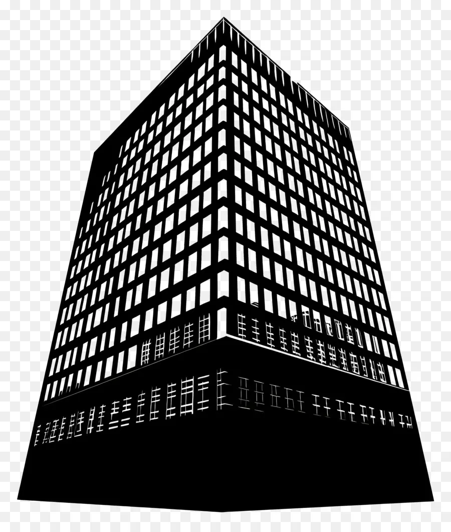 Silueta De Edificio Alto，Edificios PNG