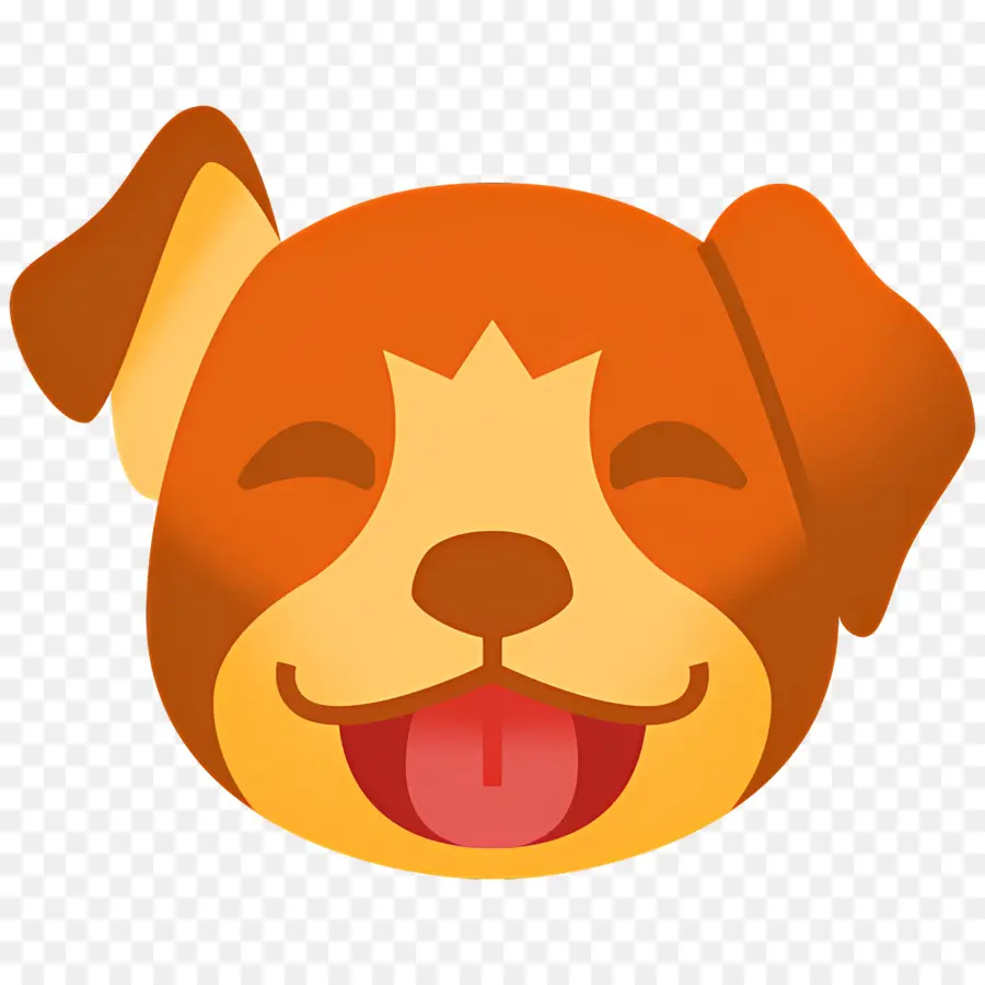 Emoji De Perro，Perro Sonrojado PNG