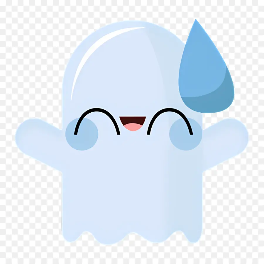 Emoji Fantasma，Fantasma Feliz PNG