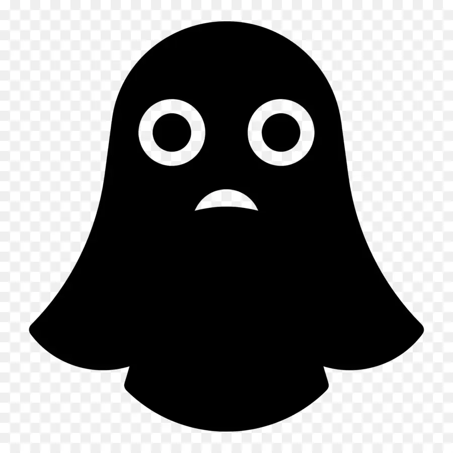 Emoji Fantasma，Fantasma Con Ojos Arremolinados PNG