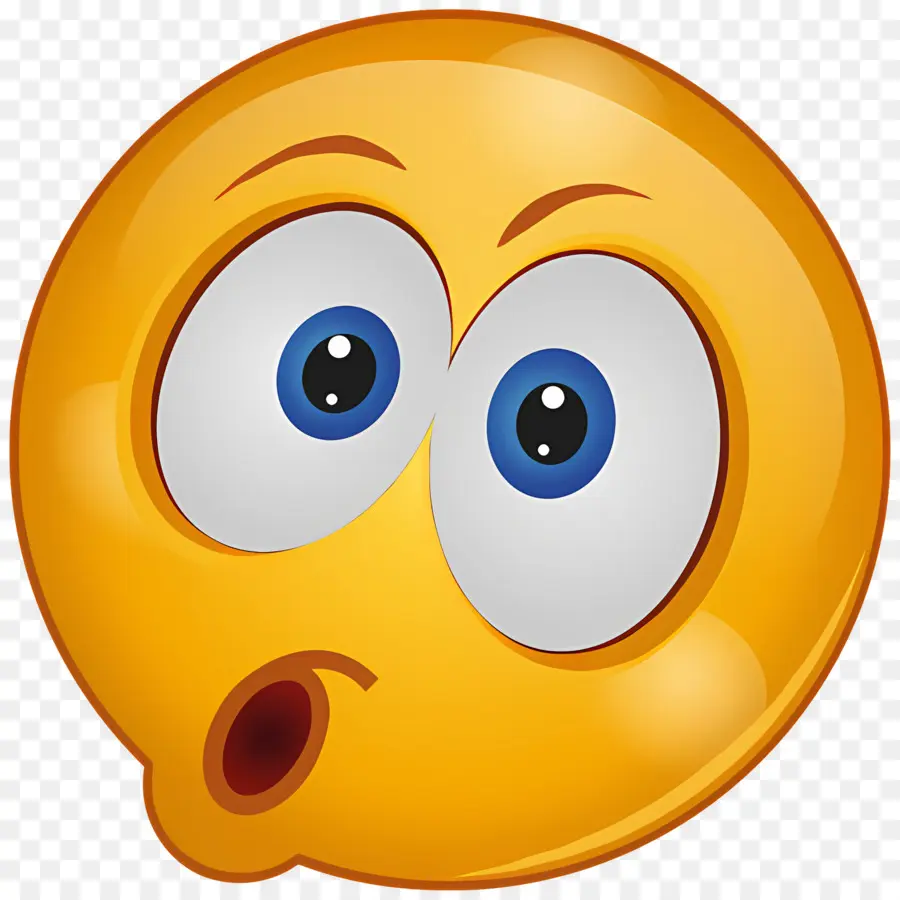 Emoji Sorprendido，Choque PNG