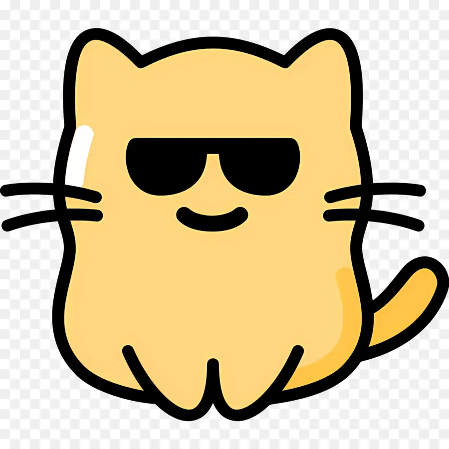 Emojis De Gato，Gato Genial PNG