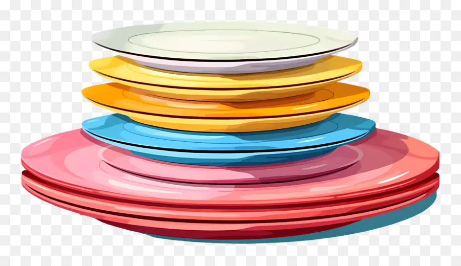 Pila De Platos，Platos PNG