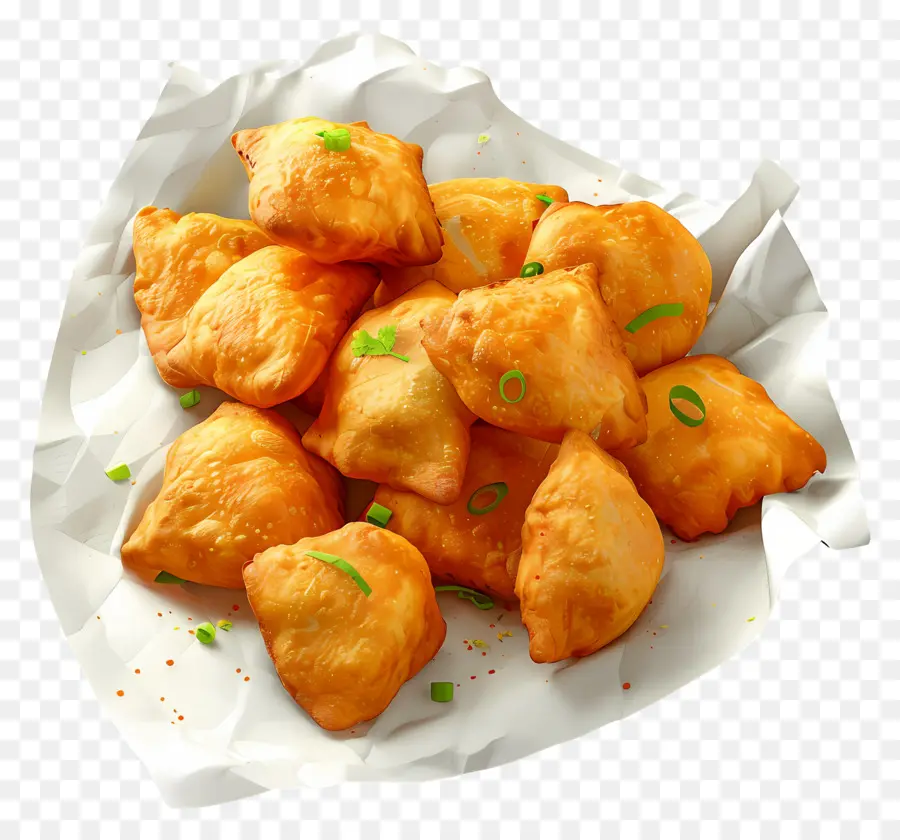 Pan Pakora，Samosas PNG