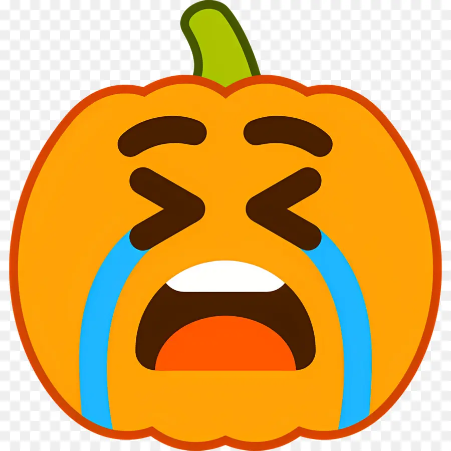 Emojis Llorando，Calabaza Llorando PNG