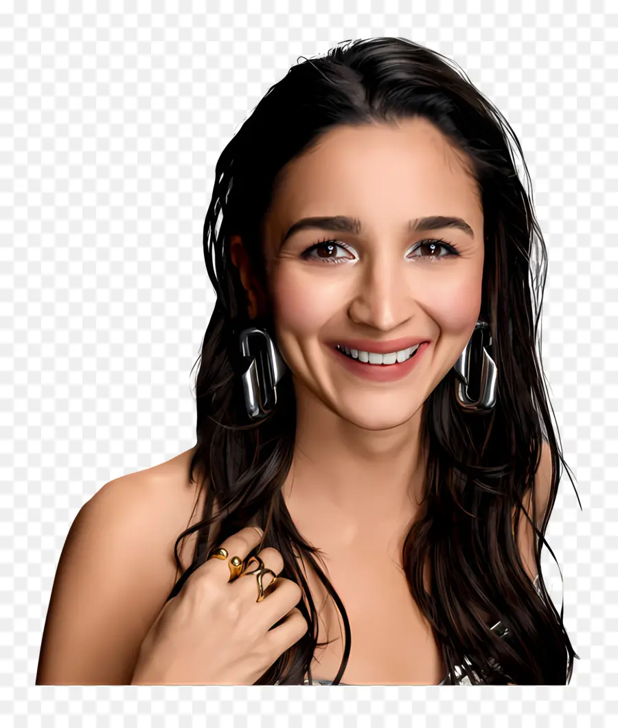 Alia Bhatt，Mujer Sonriendo PNG