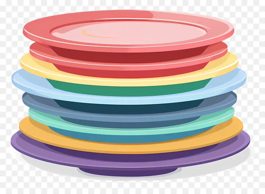 Pila De Platos，Platos PNG