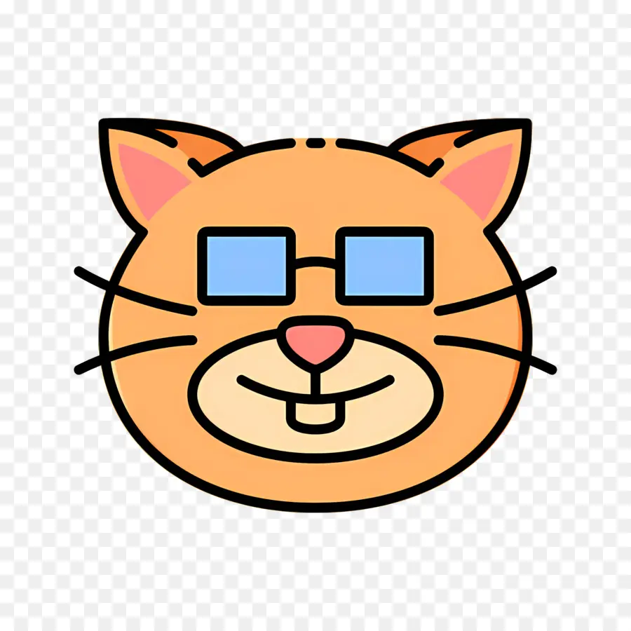 Emojis De Gato，Gato Genial PNG