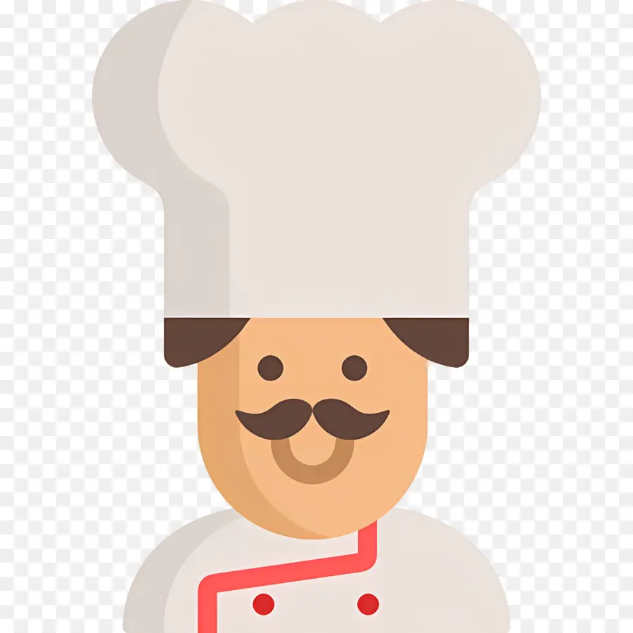 Cocinero，Chef Con Bigote PNG