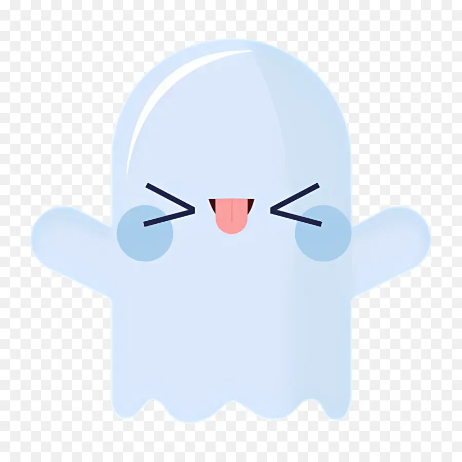 Emoji Fantasma，Fantasma Azul PNG