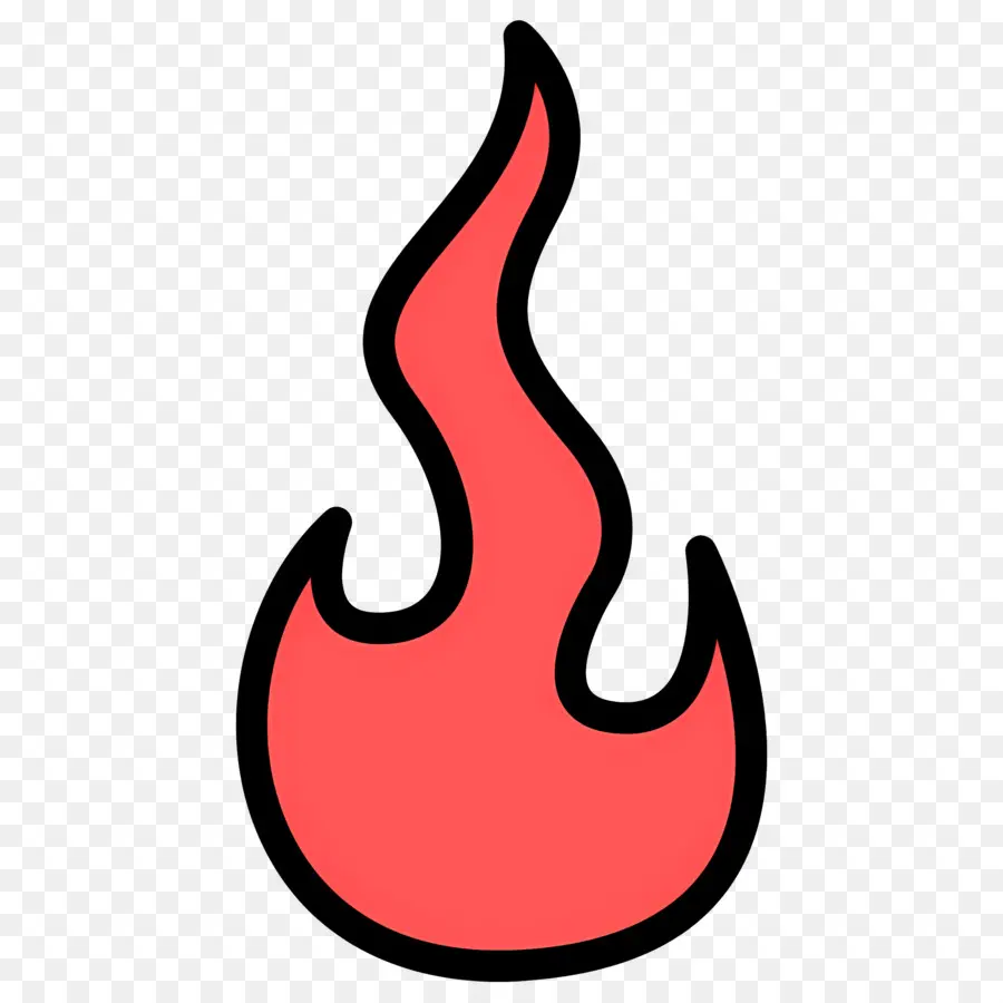 Emoji De Fuego，Llama Roja PNG