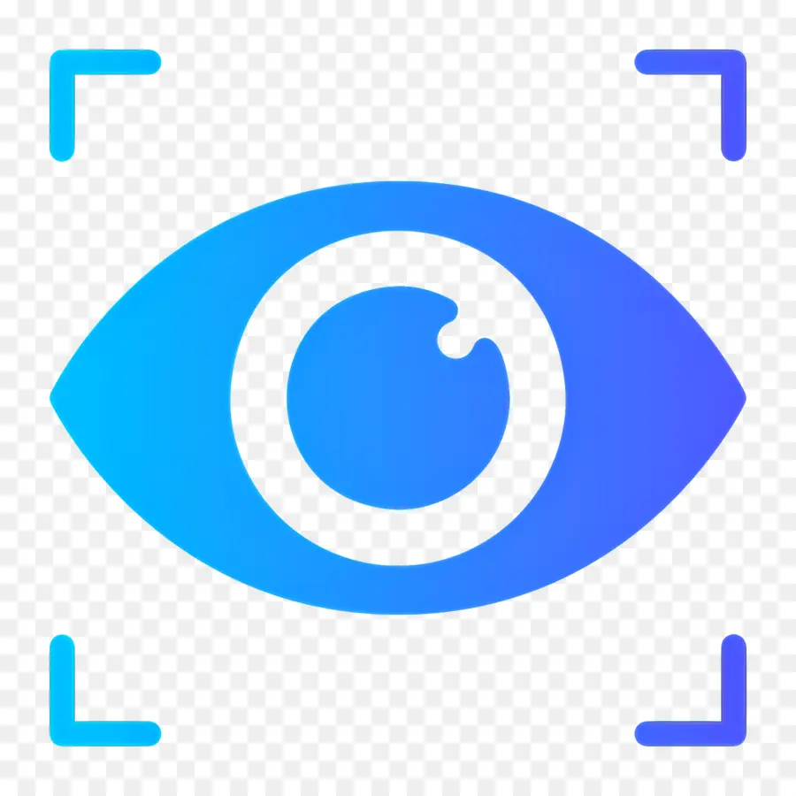 Escáner Ocular，Ojo Con Líneas De Enfoque PNG