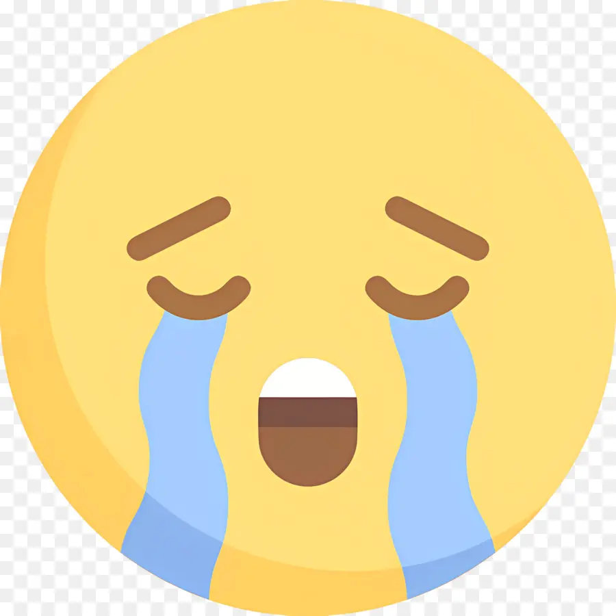 Emojis Llorando，Cara Llorando PNG