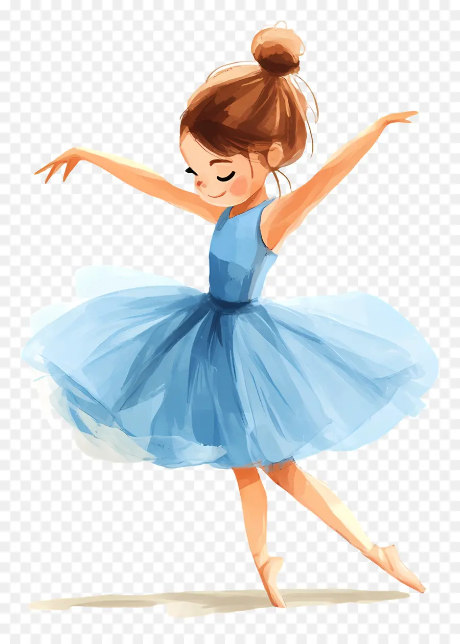 Ballet，Bailarina Azul PNG