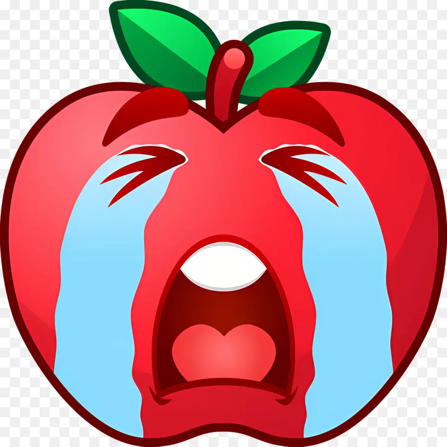 Emojis Llorando，Manzana Llorando PNG