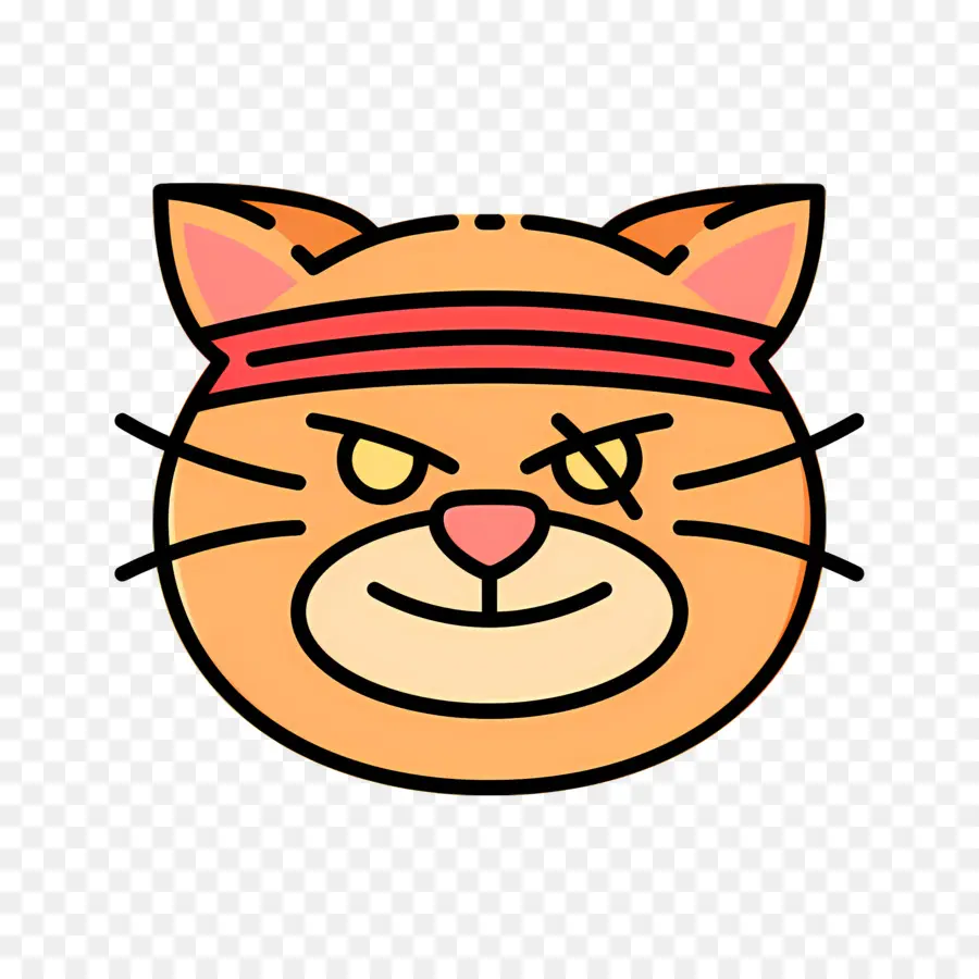 Emojis De Gato，Gato Enojado PNG