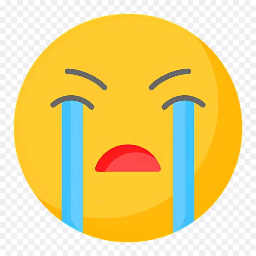 Emojis Llorando，Cara Llorando PNG