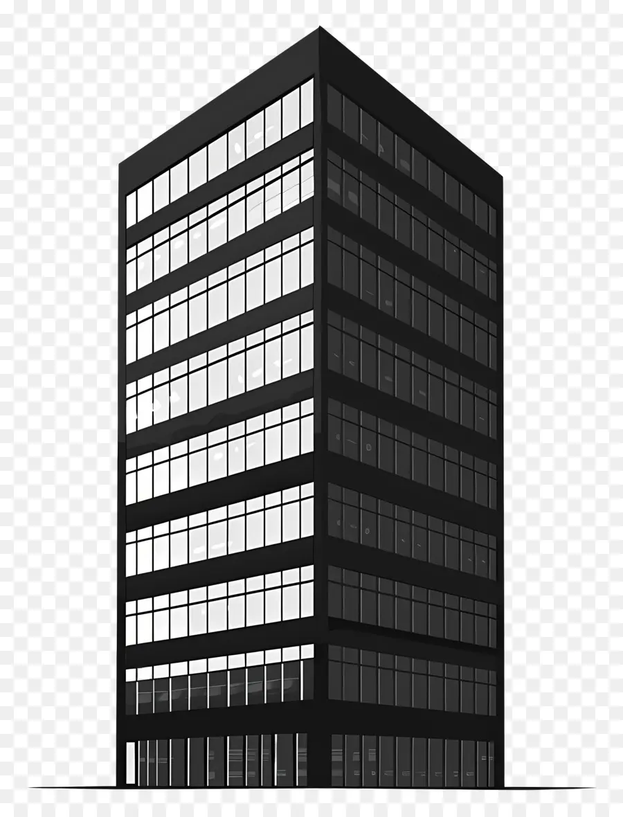 Silueta De Edificio Alto，Edificio Moderno PNG