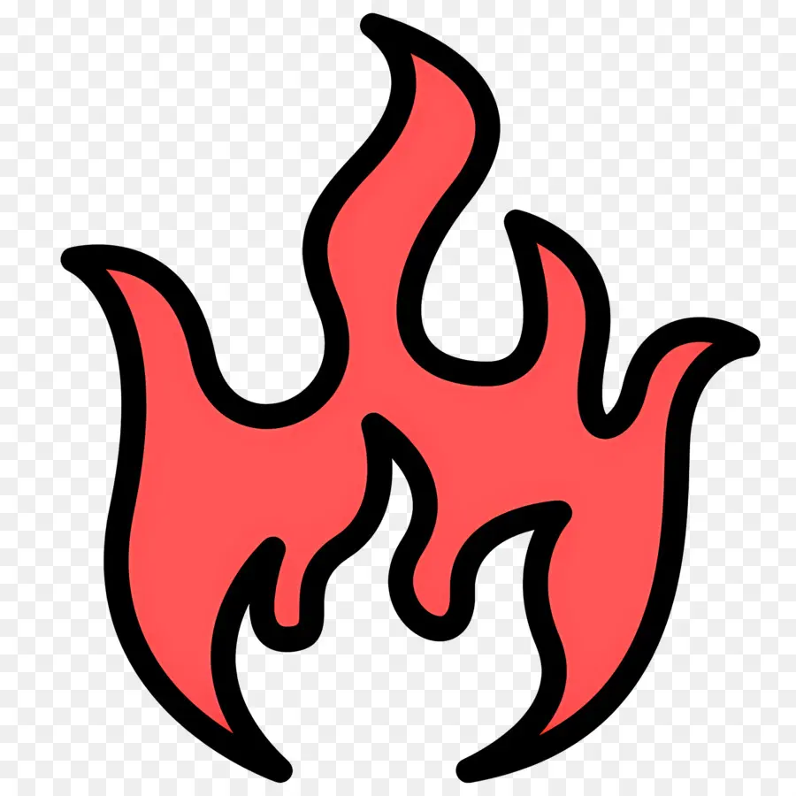 Emoji De Fuego，Llama Roja PNG