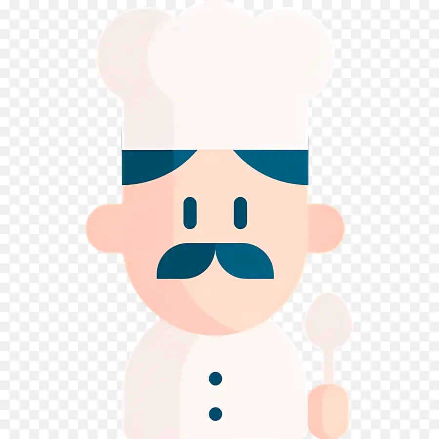 Cocinero，Chef Con Bigote PNG