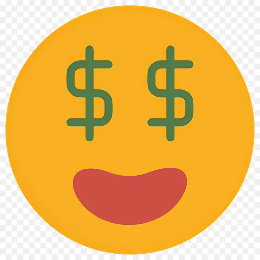 Dinero Emoji，Emoji De Ojos De Dinero PNG