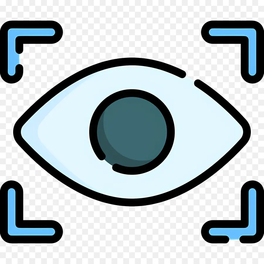 Escáner Ocular，Ojo Con Objetivo PNG