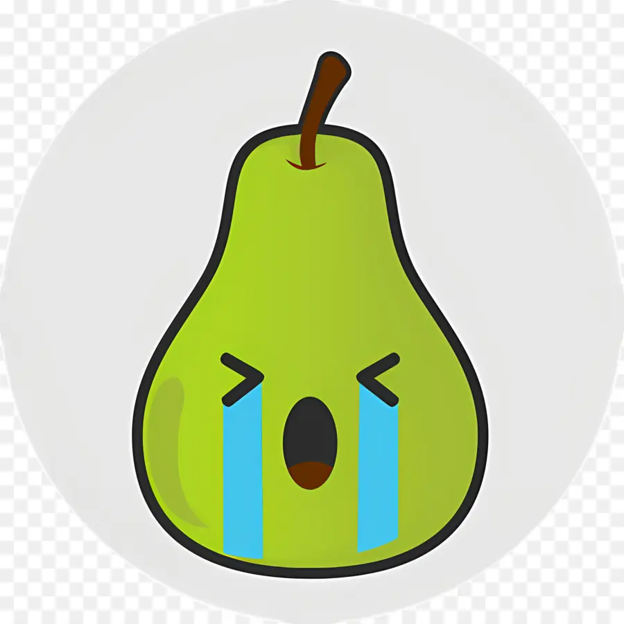 Emojis Llorando，Pera Llorando PNG