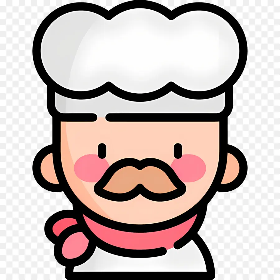 Cocinero，Chef Con Bigote PNG