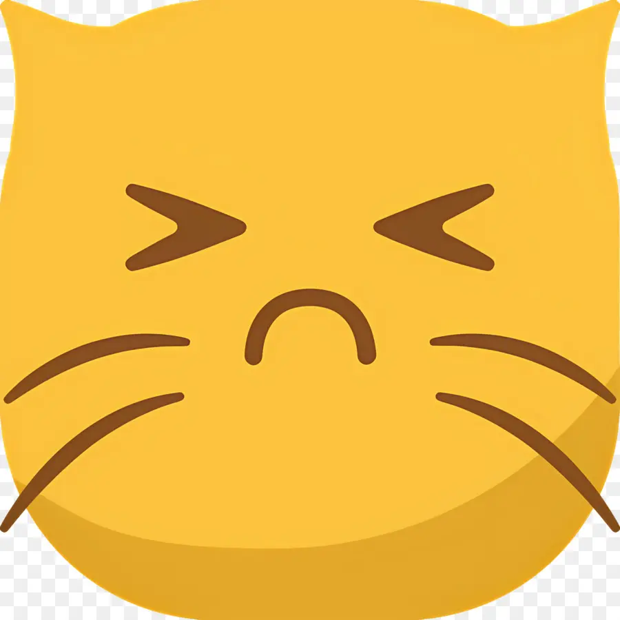 Emojis De Gato，Cara De Gato PNG