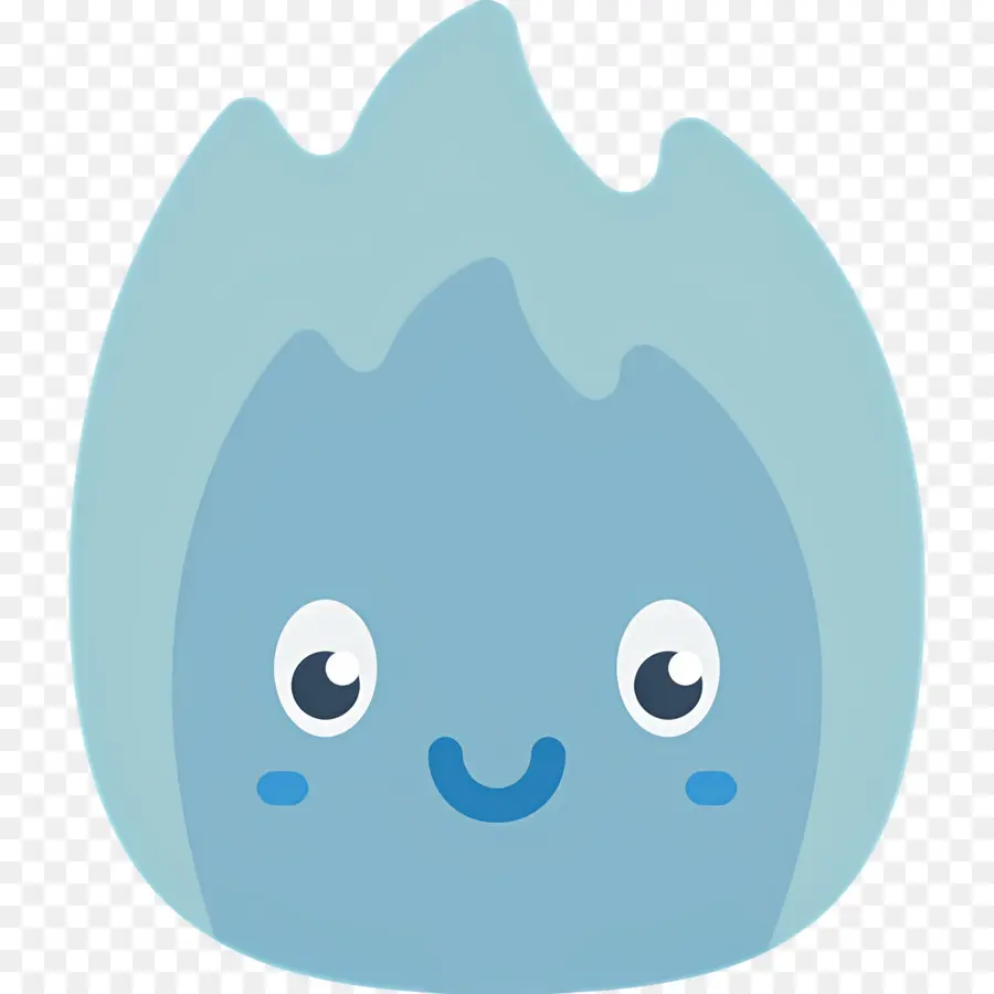 Emoji De Fuego，Llama Azul PNG