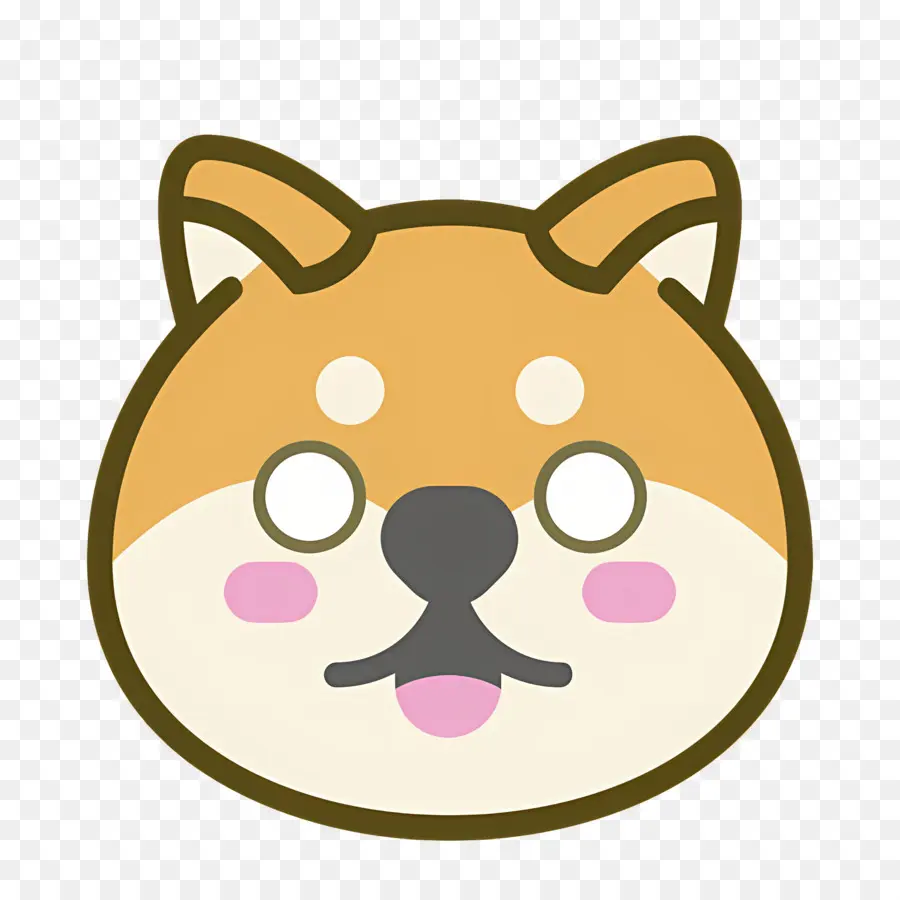 Emoji De Perro，Cara De Shiba Inu PNG