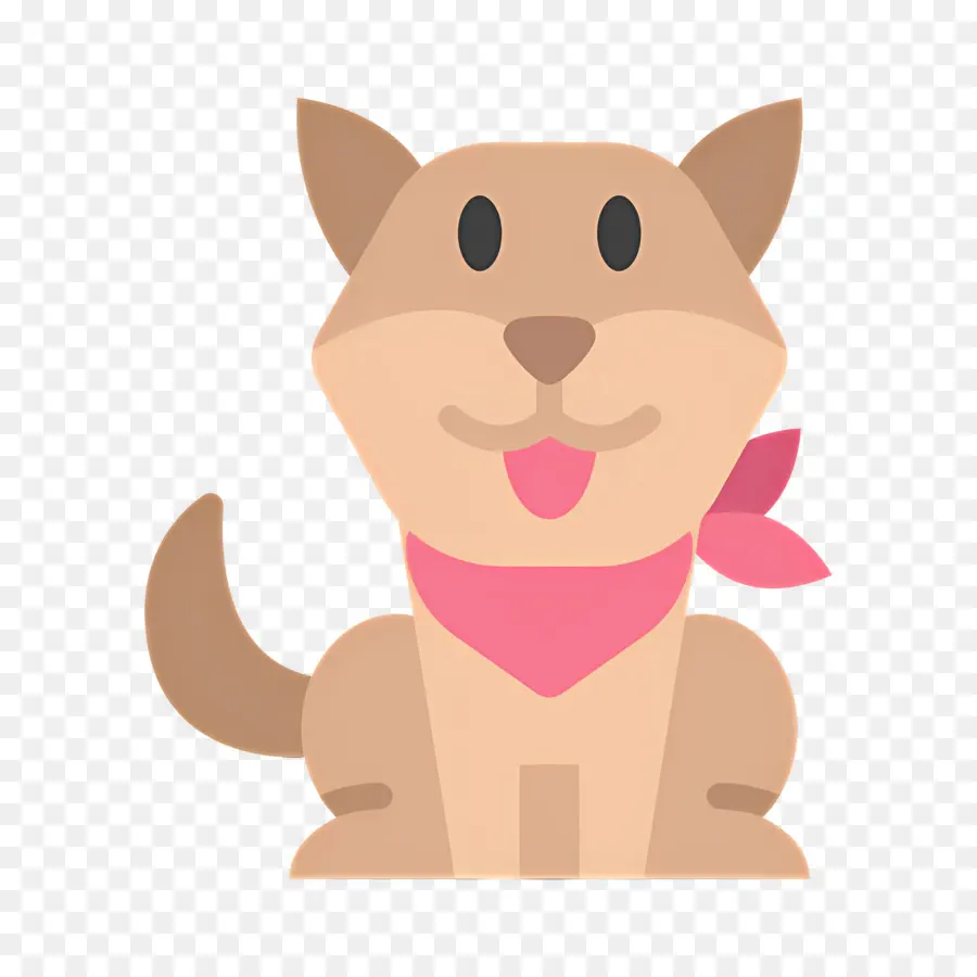 Emoji De Perro，Perro Con Pañuelo PNG