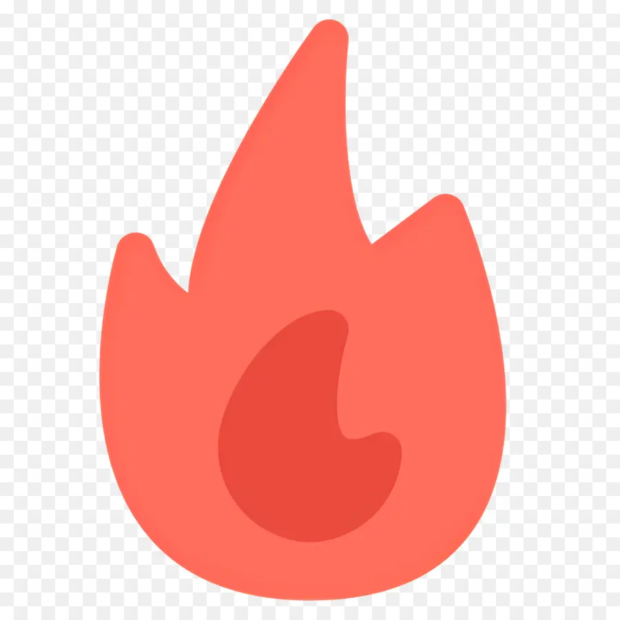 Emoji De Fuego，Llama Roja Y Amarilla PNG